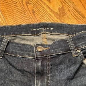 Chico's Dark Blue Straight Leg Jeans